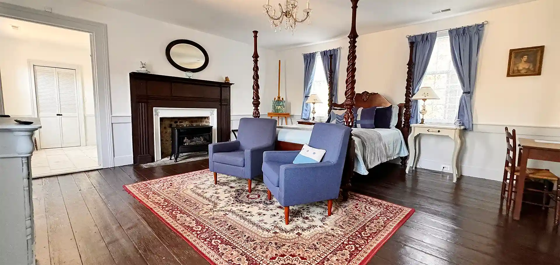 The Sunnyside Sisters Bed and Breakfast / Clarksville VA / Miss Mildred Suite